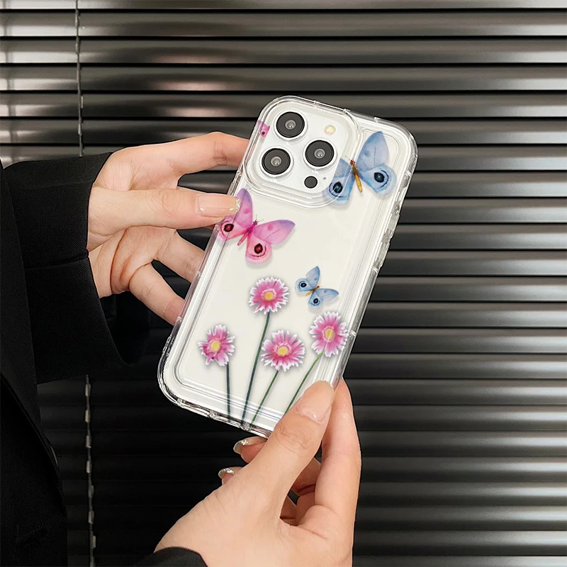 J3029 Fall Prevention Cushion Type For Samsung Galaxy A14 A34 A54 A52 A51 A72 A73 A12 A32 A23 A42 Case DIY Soft TPU Cover