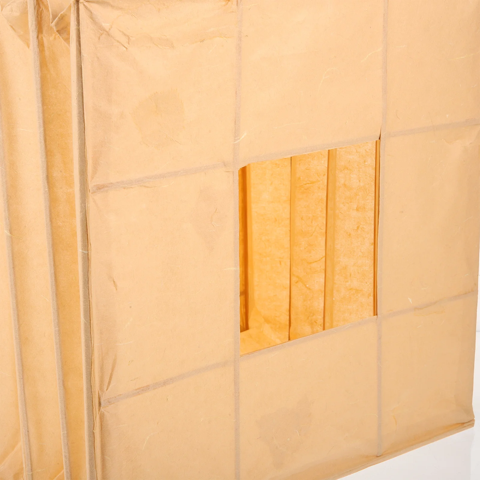 Paper Lampshade Foldable Rustic Ceiling Lamp Cover for Pendant Lamps Home Bedroom Decorative Light Cover Paper Lampshades