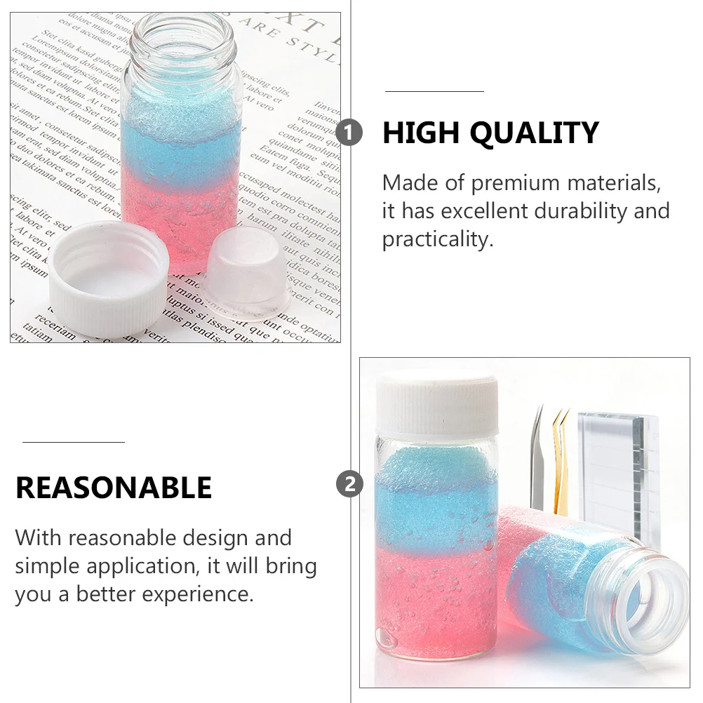 Pinzas para pestañas, removedor de pegamento, herramientas de extensión de pestañas líquidas de limpieza, limpiador de pinzas profesionales, 5 uds.