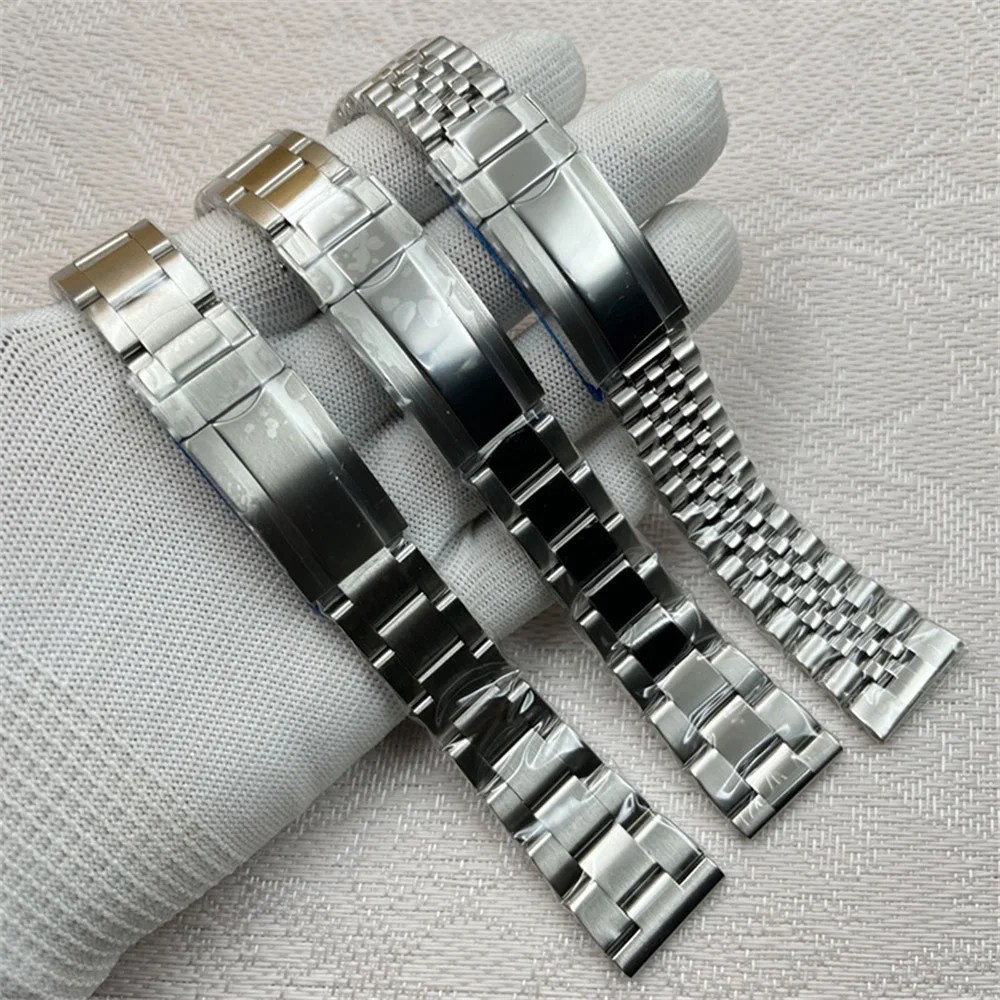 

316L Stainless Steel 20mm Watch Strap Folding Buckle 22mm Watch Band Replacement Bracelet Wristwatch Accessories