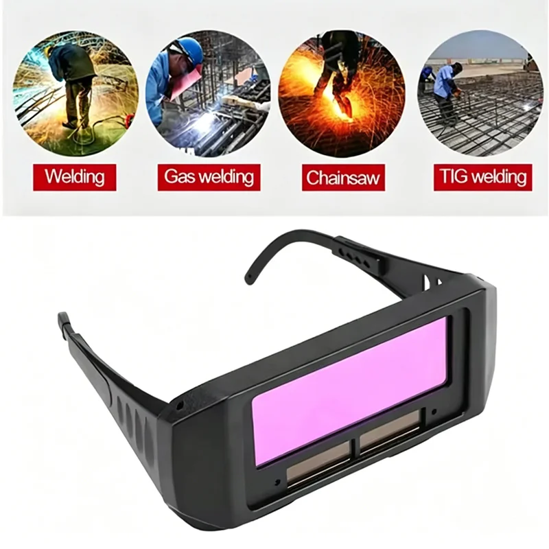 

Welding Goggles Automatic Solar Automatic Darkening Safety Glasses UV Protective Welding Goggles Welder Glasses Protective Tools