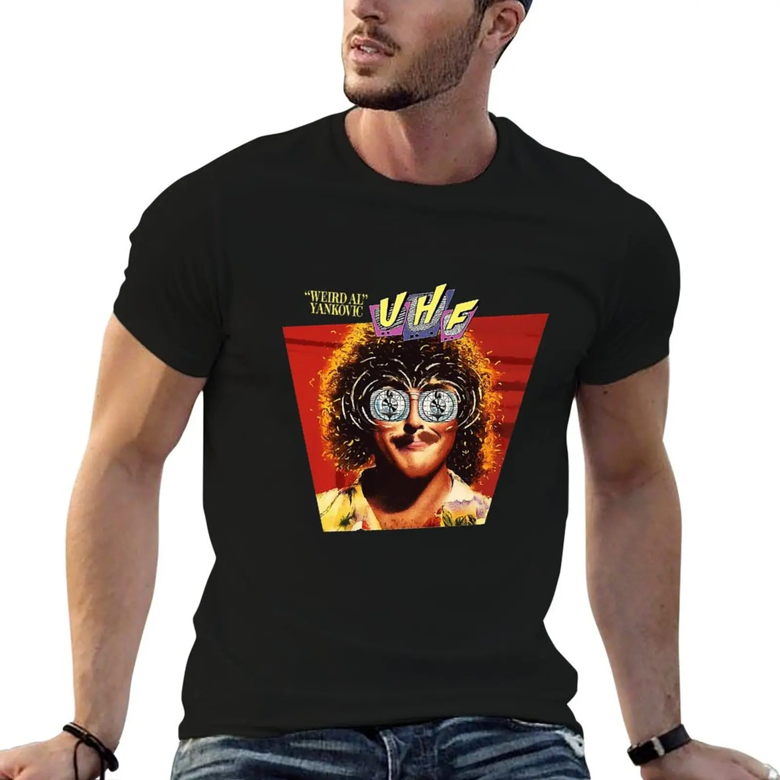 UHF Weird AL Yankovic Rock Legend T-Shirt graphic tee shirt graphics plus sizes anime shirts men