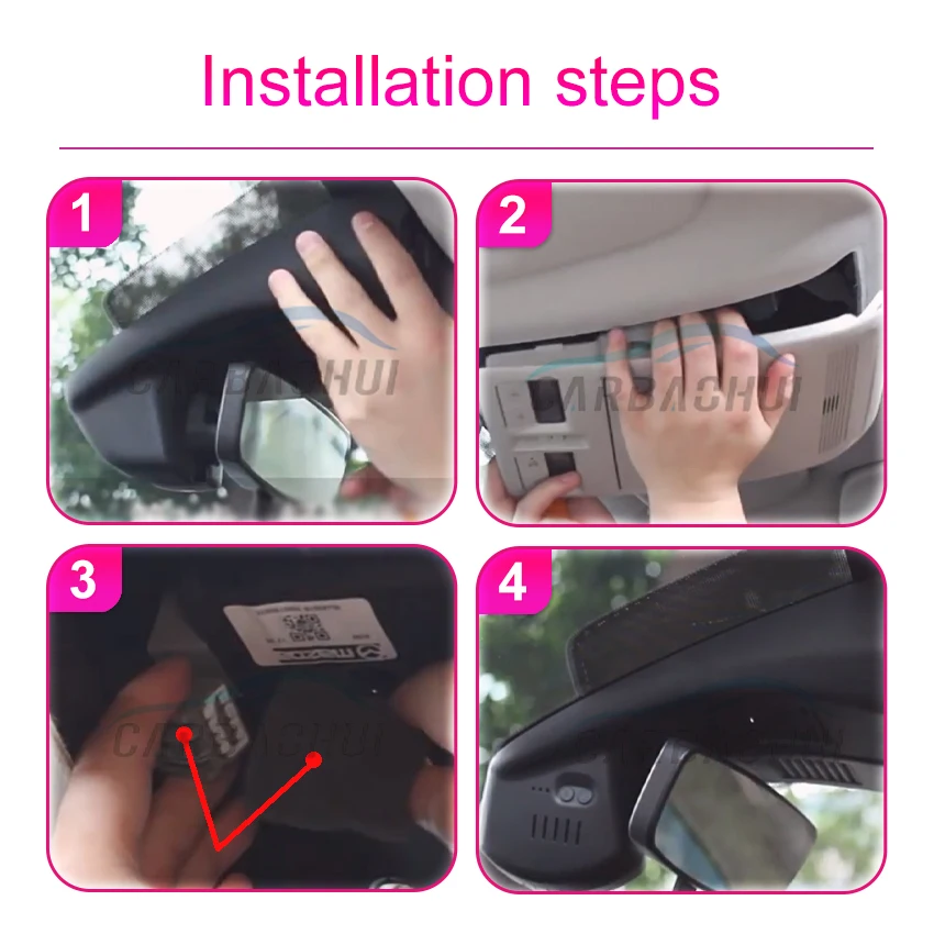 New! Hidden Car DVR Plug and Play 4K Dash Cam Camera Wifi Video Recorder For Mazda 3 Axela 2020 2021 2022 Dashcam