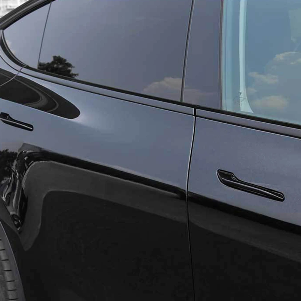 

Для Tesla для модели Y и модели 3, защитная крышка дверной ручки, набор из 4 предметов для 2021 2023, материал ABS от царапин