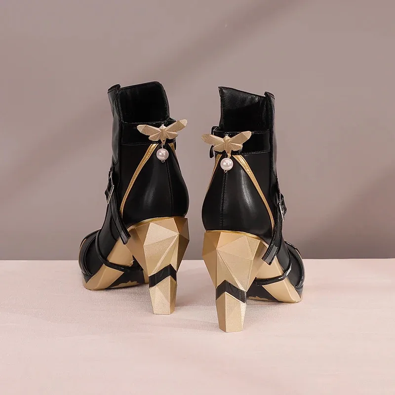 

2025 11 Evelyn Chevalier Zenless Zone Zero Cosplay Shoes Game Anime Halloween Christmas Event Boots