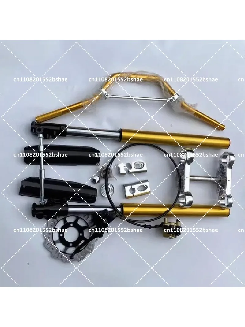 Off Road Motorcycle Kit 710 735 800 650mm Inverted Front Shock Absorber with Compressor and Front Brake