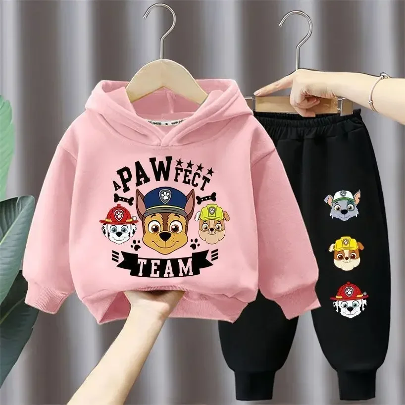 Kinder Frühling Herbst Langarm-Hoodies und Lange Hosen 2-teilige Sets Kinder Jogginganzug Sets Jungen PAW Patrol Trainingsanzug Kleidung – Detail 6