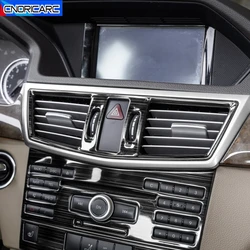 Car Console Air Outlet Decoration Sequins Cover Trim For Mercedes Benz E Class W212 2009-2011 Auto Styling Interior Accessories