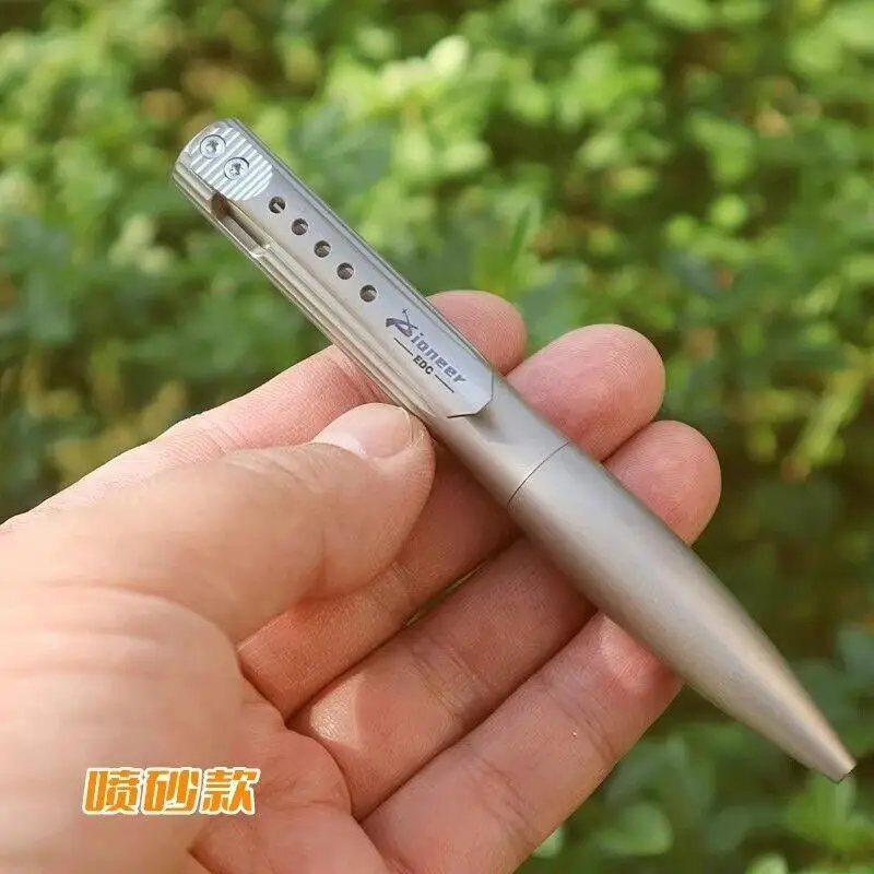 New EDC TC4 Titanium Alloy Signature Pen Pocket Multi-purpose Tool Ballpoint Pen