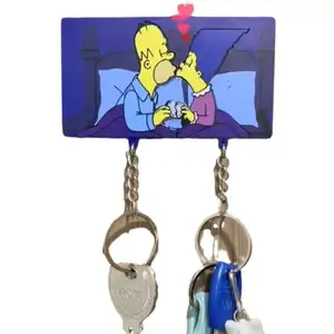 ديزني ميكي ميني الاكريليك زوجين سلسلة المفاتيح ، دمية الكرتون أنيمي ، مغناطيس الثلاجة الإبداعية ، حقيبة قلادة ، هدية الديكور ، Kawaii أفضل 10 مغناطيس ثلاجة ديزني للمبيعات - No8