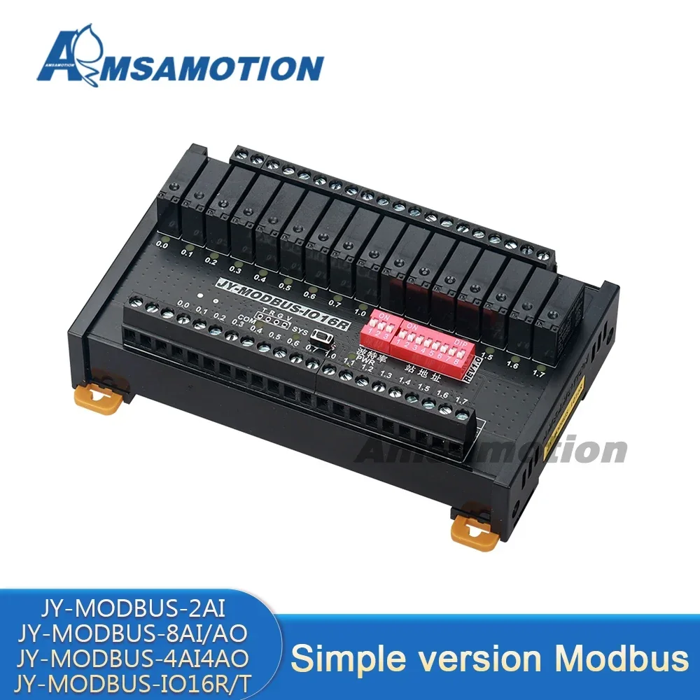 

Amсамоtion простая версия JY-MODBUS-2AI 8AI 4AI 4AO 8AO RTU выход конвертирует Аналоговое устройство 16-входное Цифровое реле