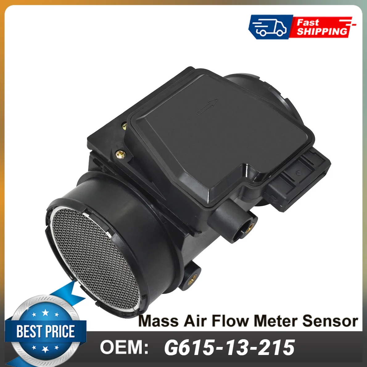 G615-13-215 Mass Air Flow Meter Sensor for Mazda 1989-2004 E5T50471 G61513215 G615 13 215 Auto Parts Car Accessories