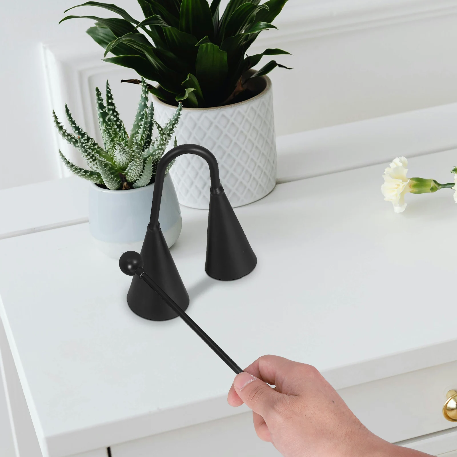 

Double-Ended Cowbell Handheld Metal Percussion Bell Kids Musical Instrument With Striker For Toddlers Preschool Children Home