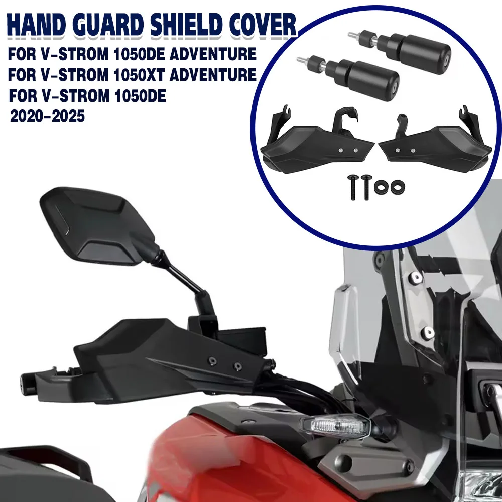 

For Suzuki V-Strom 1050DE Adventure VStrom1050 DE DL1050 XT 2020-2025 Hand Guards Brake Clutch Lever Protector Handguard Shield