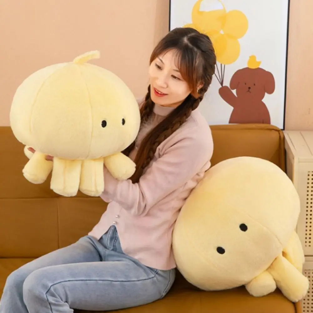 

Stuffed Animal Yellow Octopus Plush Toy Bedroom Sofa Home Decoration Stuffed Octopus Doll 28cm Kawaii Octopus Throw Pillows