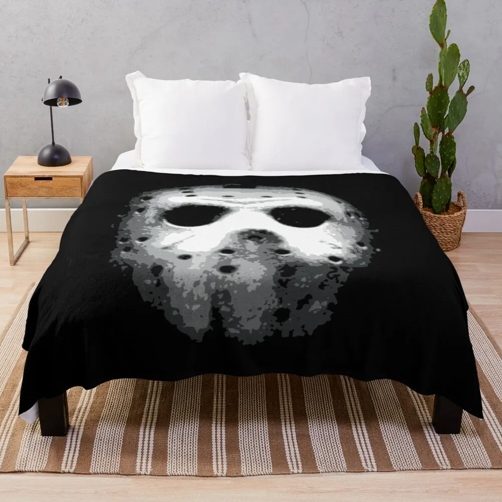 

Jason Voorhees Throw Blanket Hair Blankets For Sofas Fashion Sofas Blankets