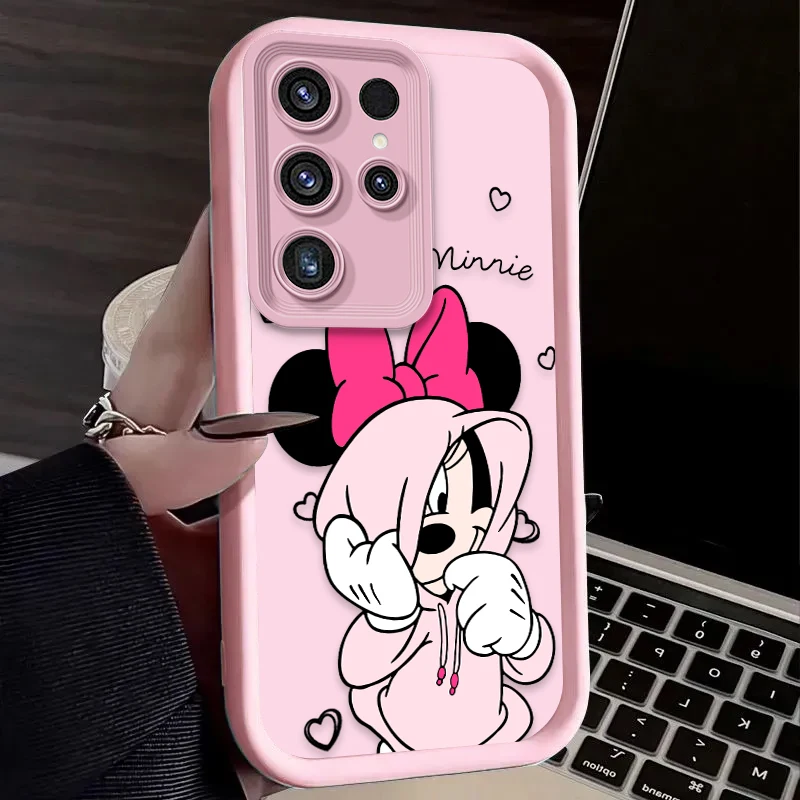 ديزني ميكي ميني زوجين الحال بالنسبة لسامسونج غالاكسي S24 S25 S23 الترا S22 S21 زائد FE A36 A56 A26 A16 A06 A15 A25 A35 A55 5G