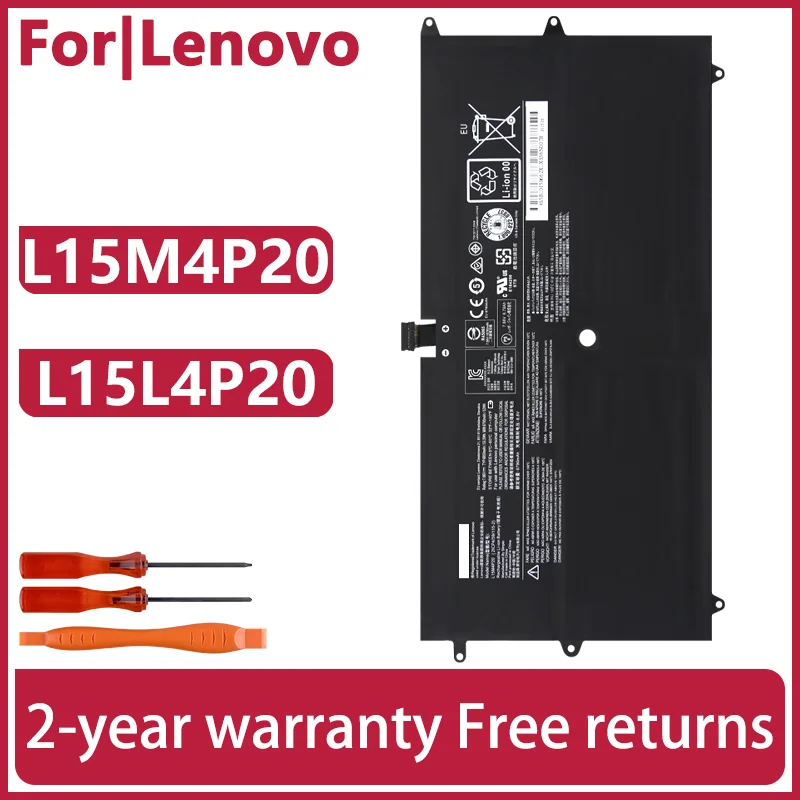 

For Lenovo Yoga 4S 900S 900S-12 900S 12ISK L15M4P20 L15L4P20 5B10J50662 5B10J50660 5B10J66116 Type 80ML Laptop battery