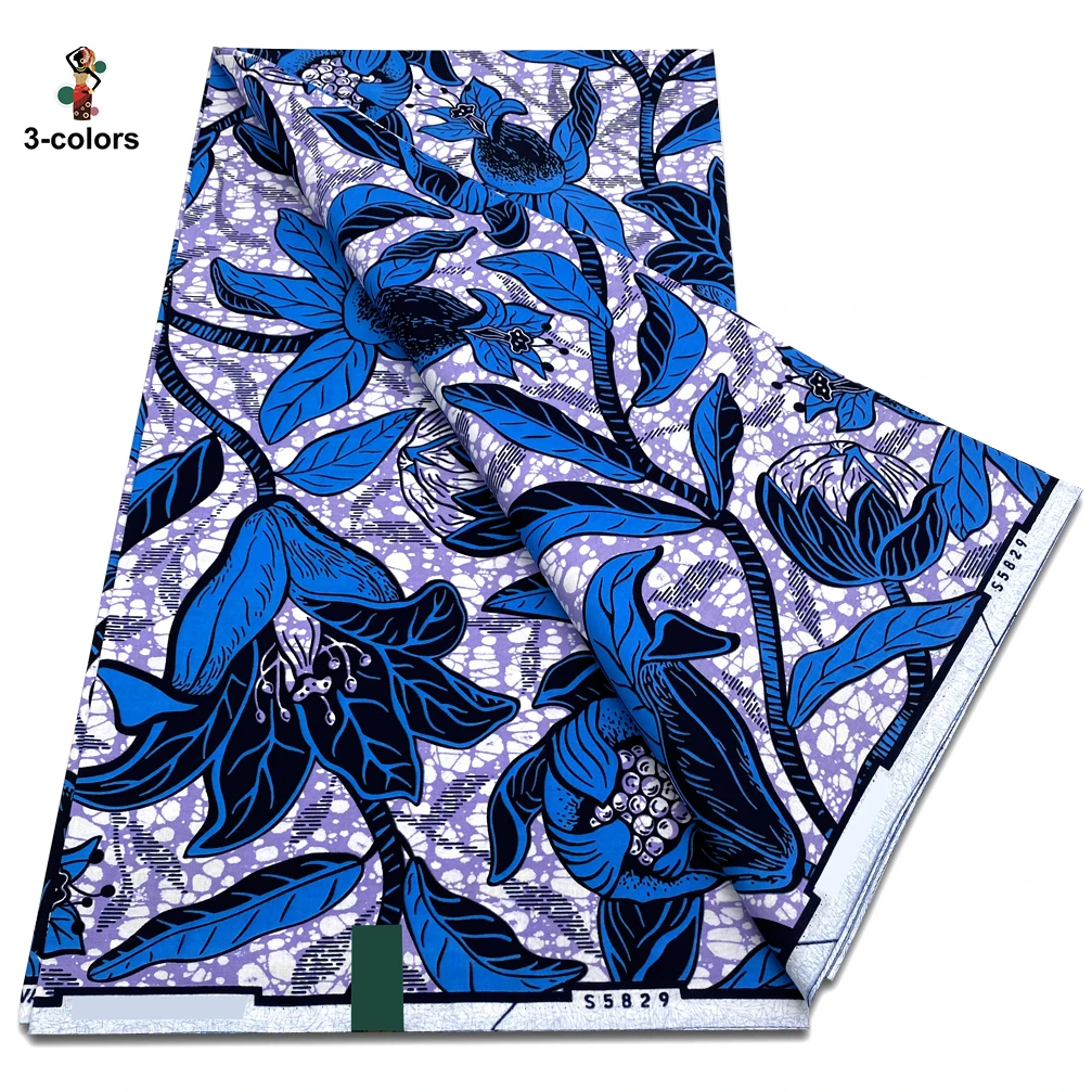 2025 Gegarandeerd echte originele Afrikaanse waxprintstof Echte Nigeriaanse 100% katoen Ankara Waxstof Zachte Pagne Spuer Batik