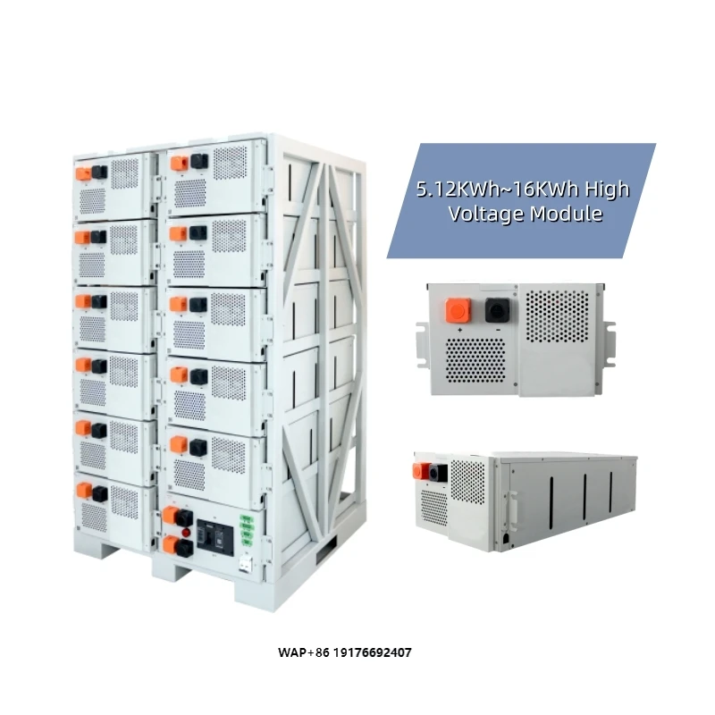 Home High Voltage Energy Storage Lithium Lifepo4 Battery Solar Storage 14.33 Kwh 100 kWh 200kWh High Voltage