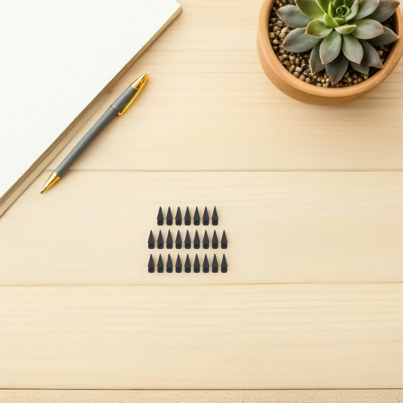 

25 Pcs Lead Pencils Writing Replacement Nibs Inkless Replaceable Tips Core Portable
