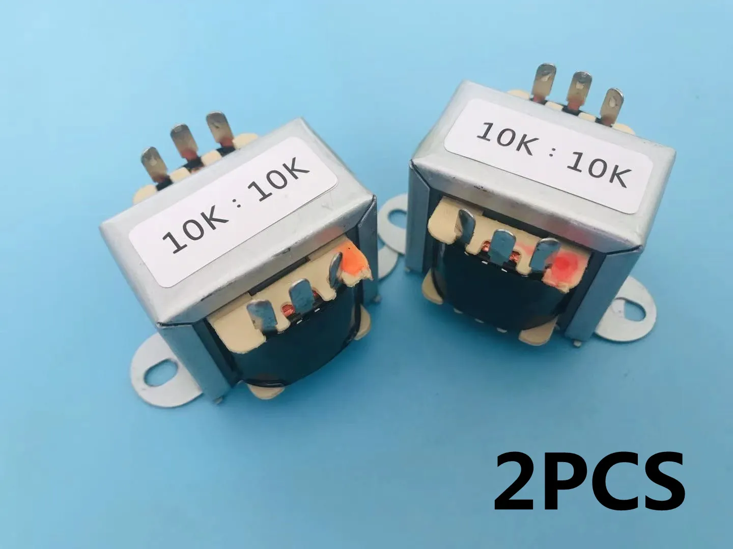 

(2PCS) 10K:10K wide frequency response EI35 permalloy material wound full balance transformer over-signal current 35mA