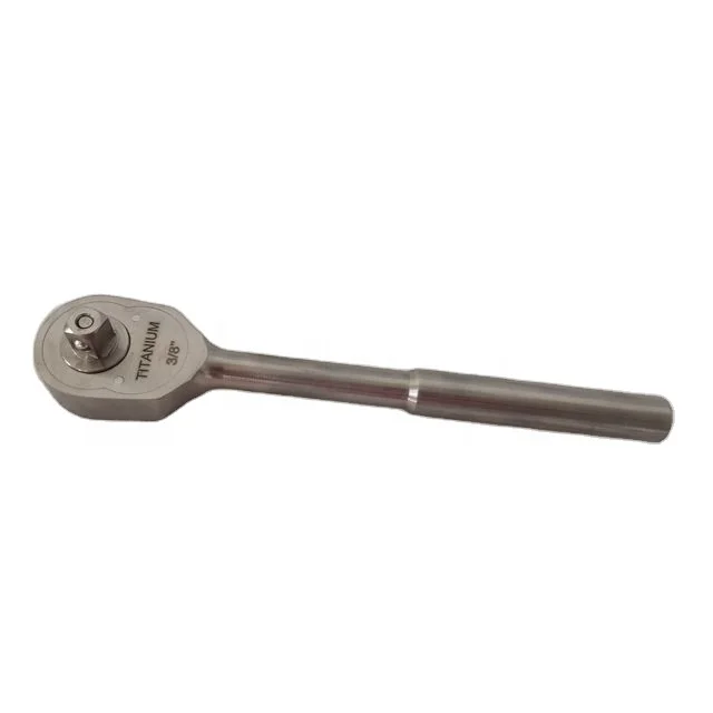Non Magnetic Titanium Ratchet Spanner Tools 3/8 Inch Socket Wrench Set for Precision Electronics And Small Engine Repair