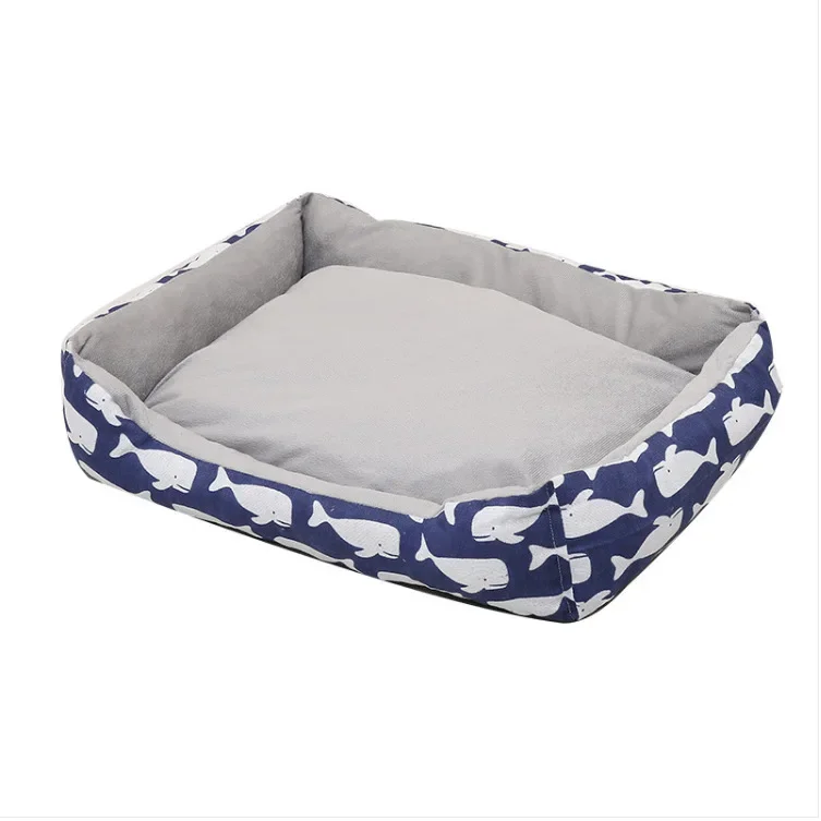

Customization Pet Sofa Anti Slip Unique Print Design All Season Pet Bed Cat Dog Pet Sleep Bed House