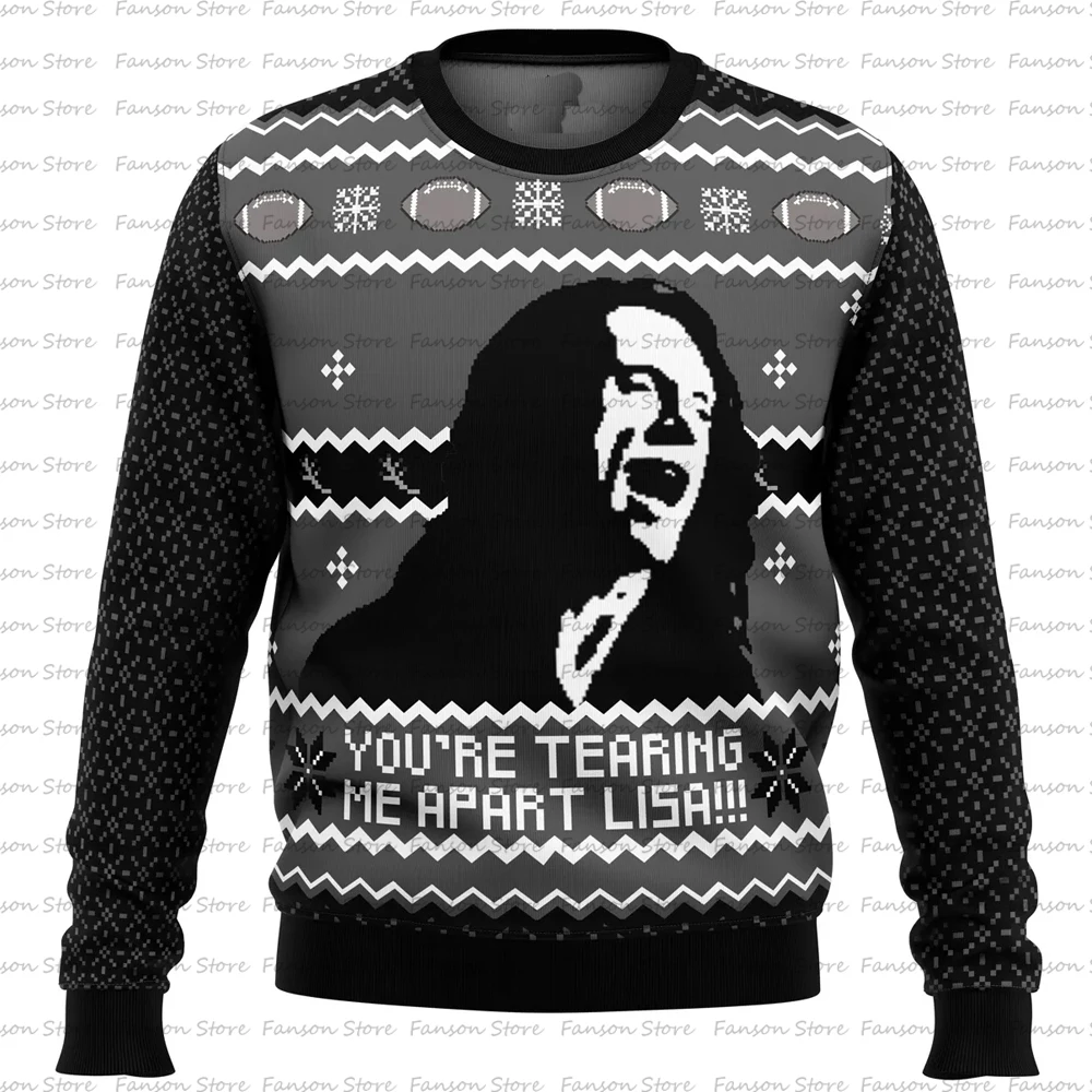 VOUS TEAREZ DE PLUS APART LRaw!!! Sweat à capuche de Noël imprimé en 3D pour hommes et femmes, pull Sportedly, à la mode, nouvea