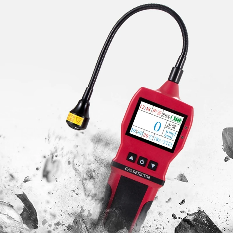 BH-90 Digital Gas Leak Detector 0-10000Ppm CH4 Natural Coal Flammable Combustible Gas Fast Analyzer Sensor