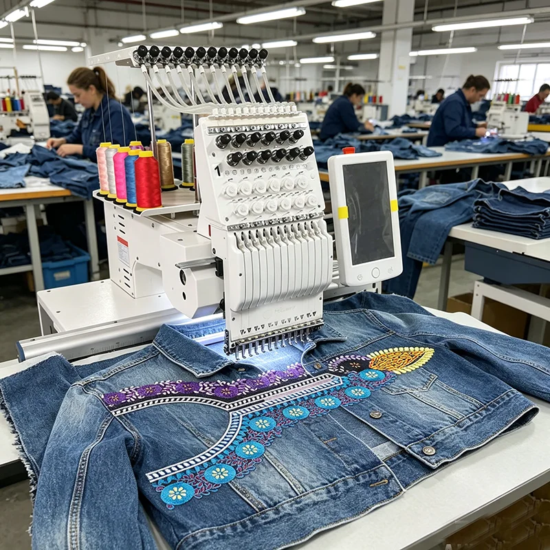 

Heavy Duty Multi-Needle Embroidery Machine For Factory Mass Production