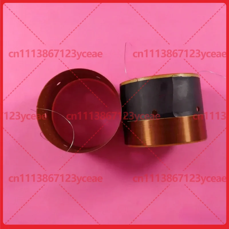 For Loudspeaker Rebuild Mod 77mm Round Outer Wound Bass Voice Coil Pure Copper Fiberglass Bobbin Spare Component