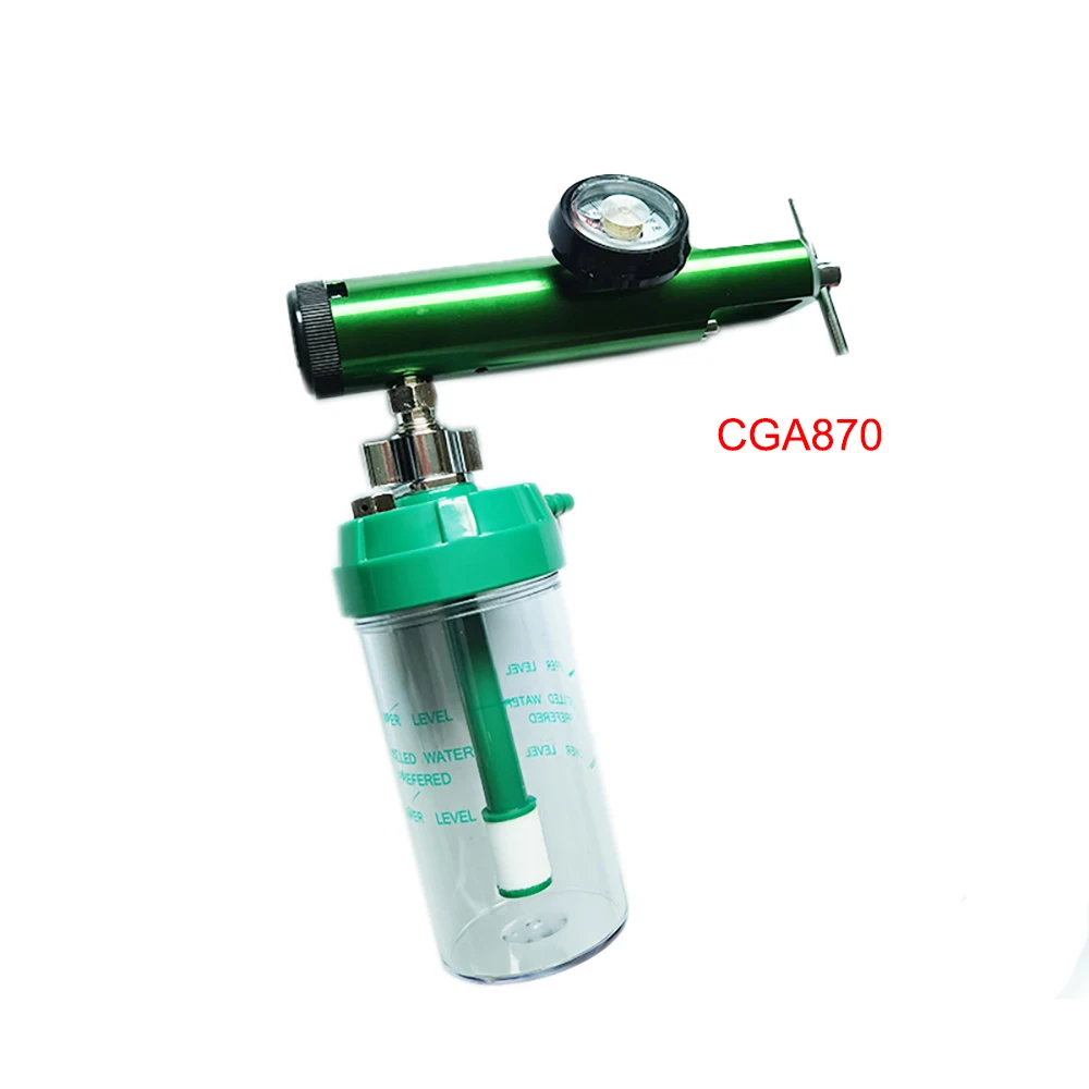 Imagem -05 - Regulador de Pressão Oxigênio Gás Médico com 250ml Umidificador para o Cilindro Oxigênio 3000psi Cga540 Cga870