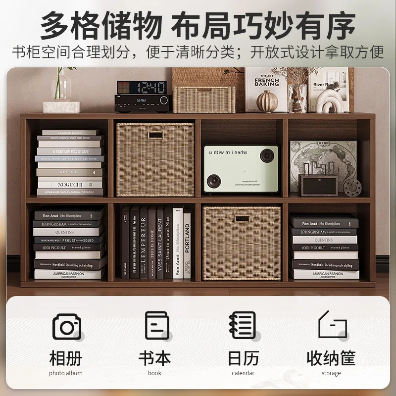 AOLIVIYA 스토리지 선반 거실 연구실 및 침실을위한 다층 디자인 간단한 책장 A3