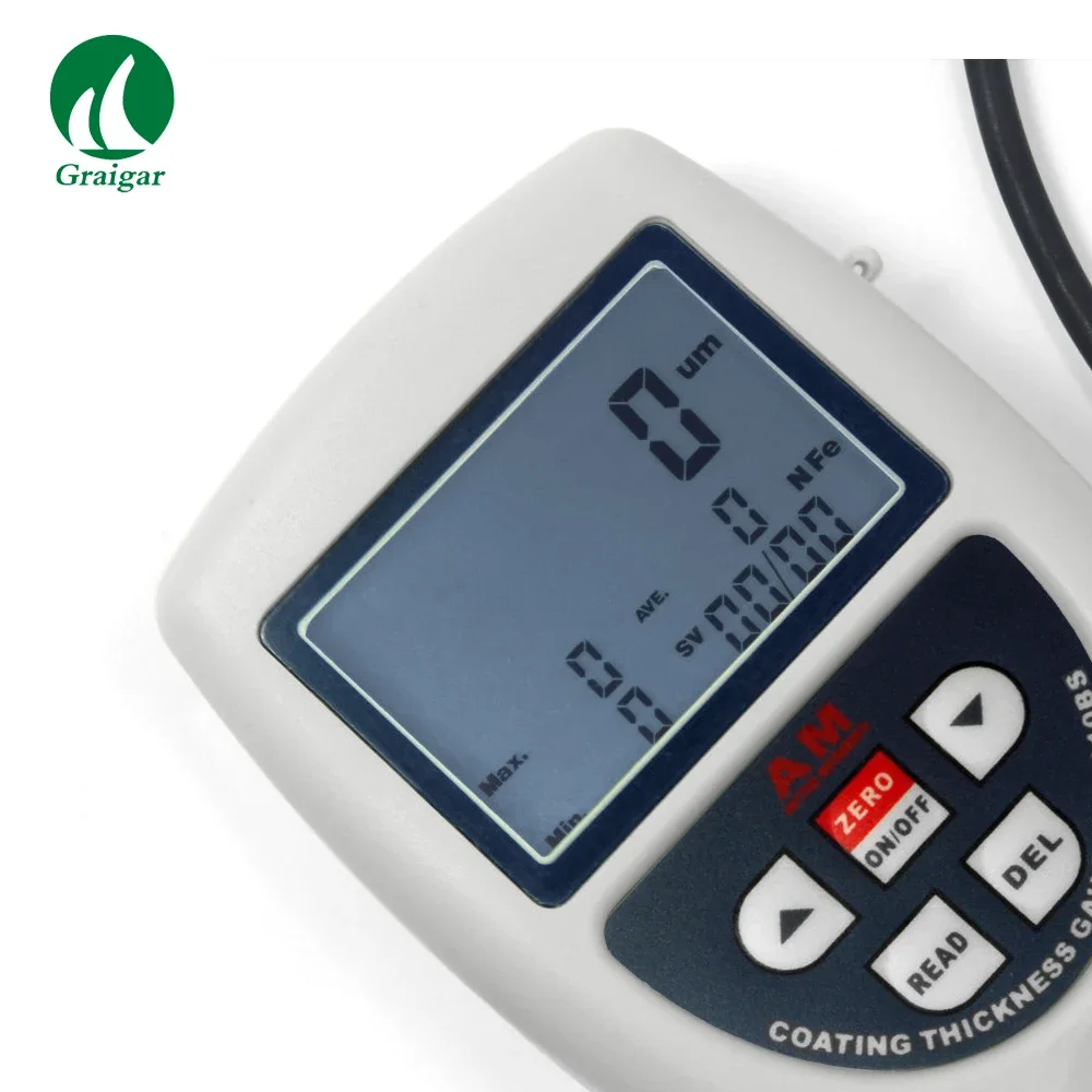 

2026 AC-110BS Portable Metal & Plastic Coating Thickness Meter with 1 Year Warranty 0~1250um Measurement
