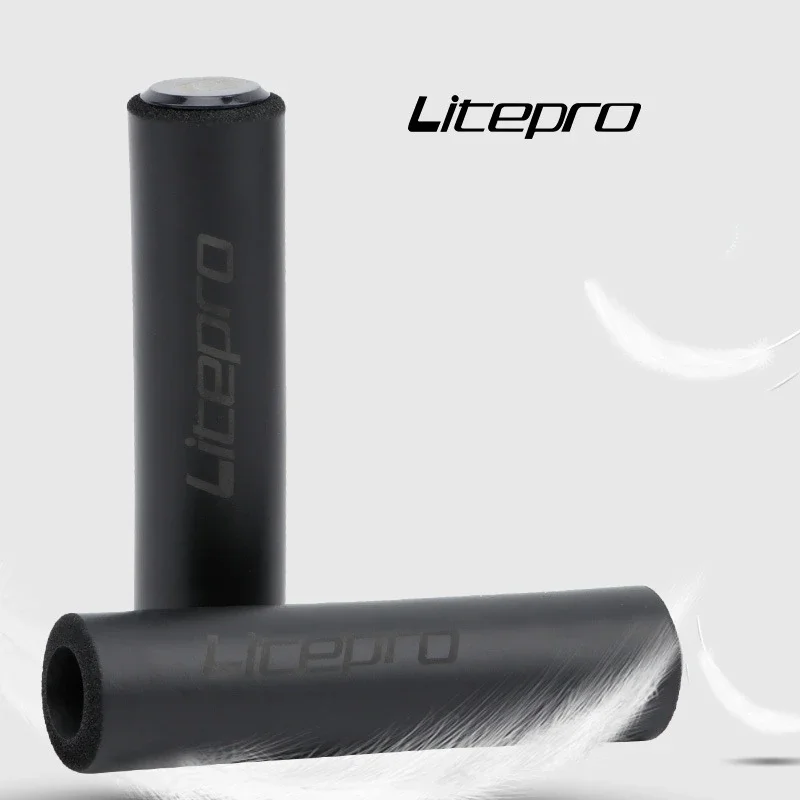 

LITEPRO Mountain Bike Handleba Grip 125/130mm Ultra Light 22.2mm Silica Gel/Sponge Grips Shockproof Iamok Bicycle Parts