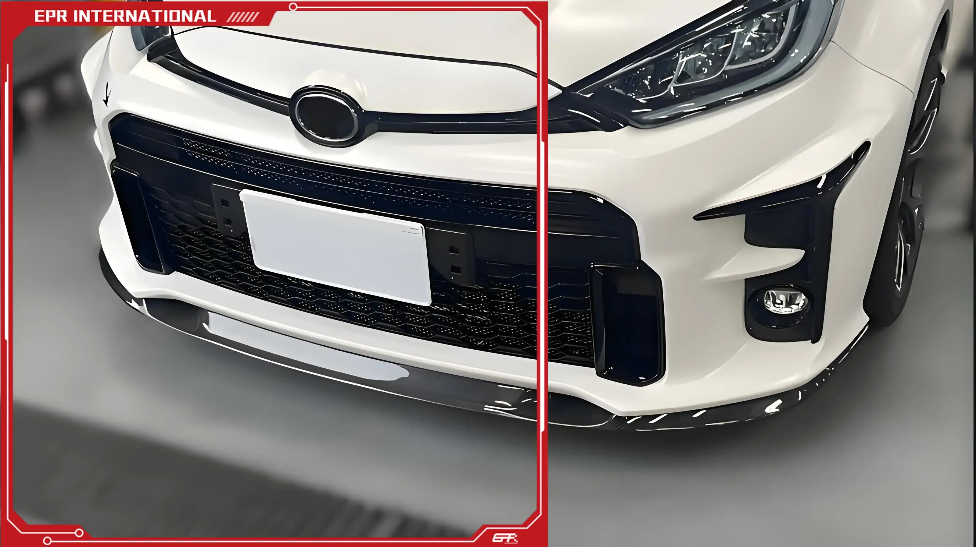 

Toyota GR Yaris GXPA16 GV Style Front Lip | High-Quality ABS/Carbon Fiber | OEM Fit | For 2020-2023 | Sporty Aerodynamic Upgrade