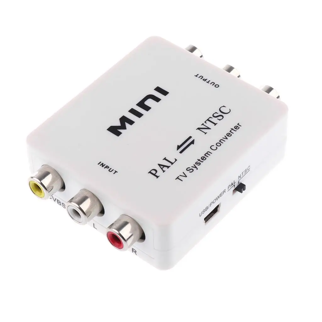 Mini TV System PAL/NTSC Convert Composite Connection PAL NTSC Video Adapter