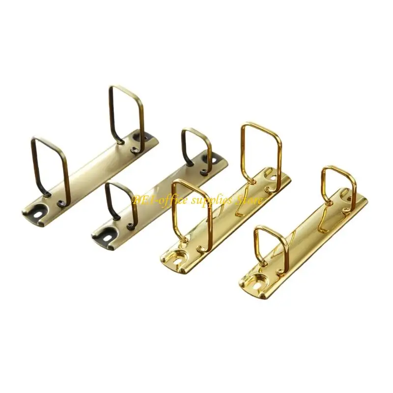 

A9LC 2PCS Двумя отверстиями металлической переплеты. Связание с тяжелыми обязанными переплетными кольцами Организатор файлов для