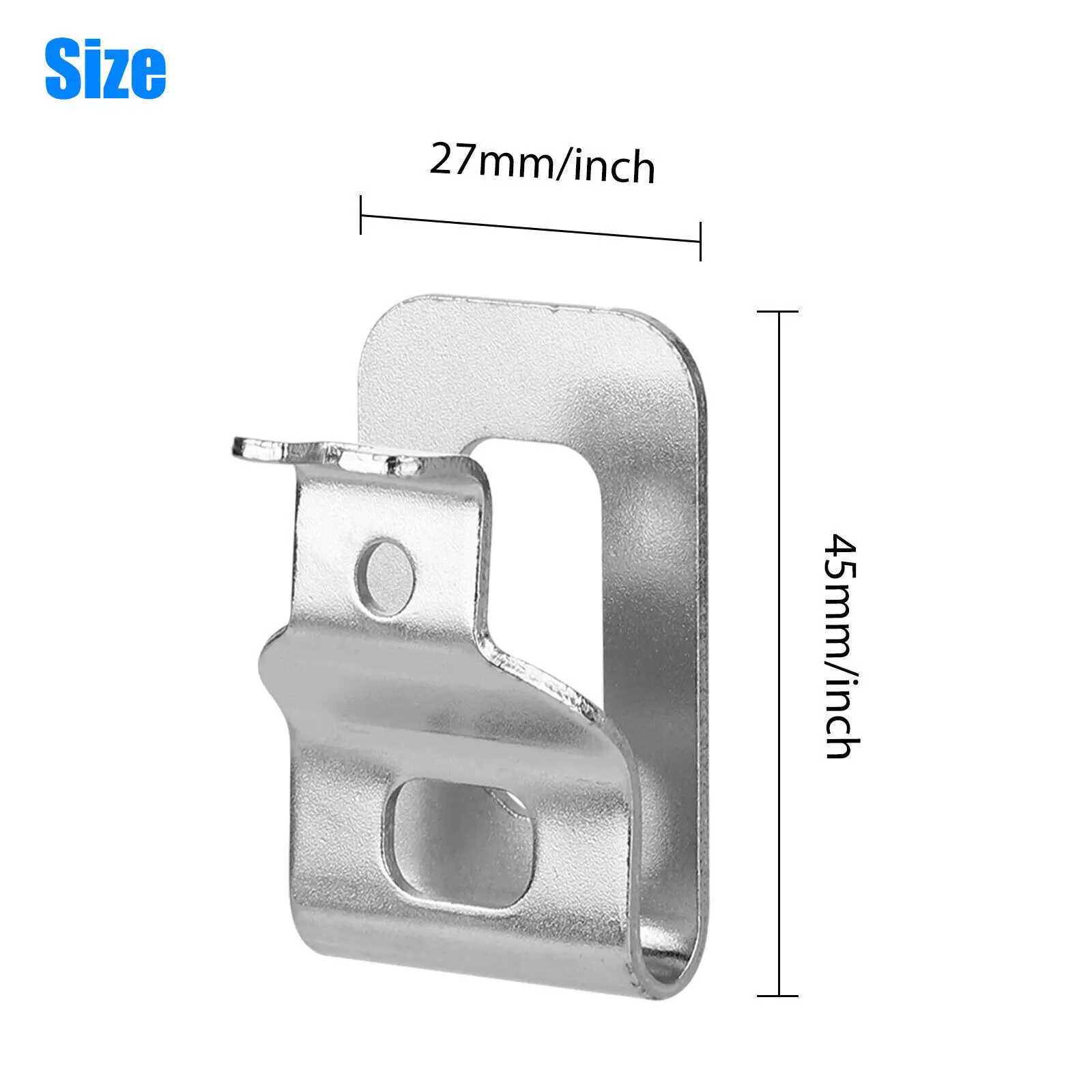 6Pcs Steel Belt Clip Hooks For DeWalt 20V Drill Driver N268241 N169778 DCD980 DCD985 Drill Accessories