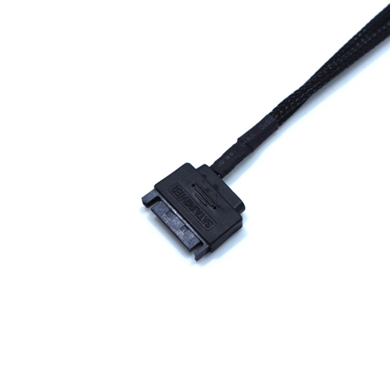 SATA-15Pin para 2x3Pin ou 4Pin Conector, Ventilador, Splitter Hub, Conversor, Adaptador, Cabo PWM, Cabo de Extensão