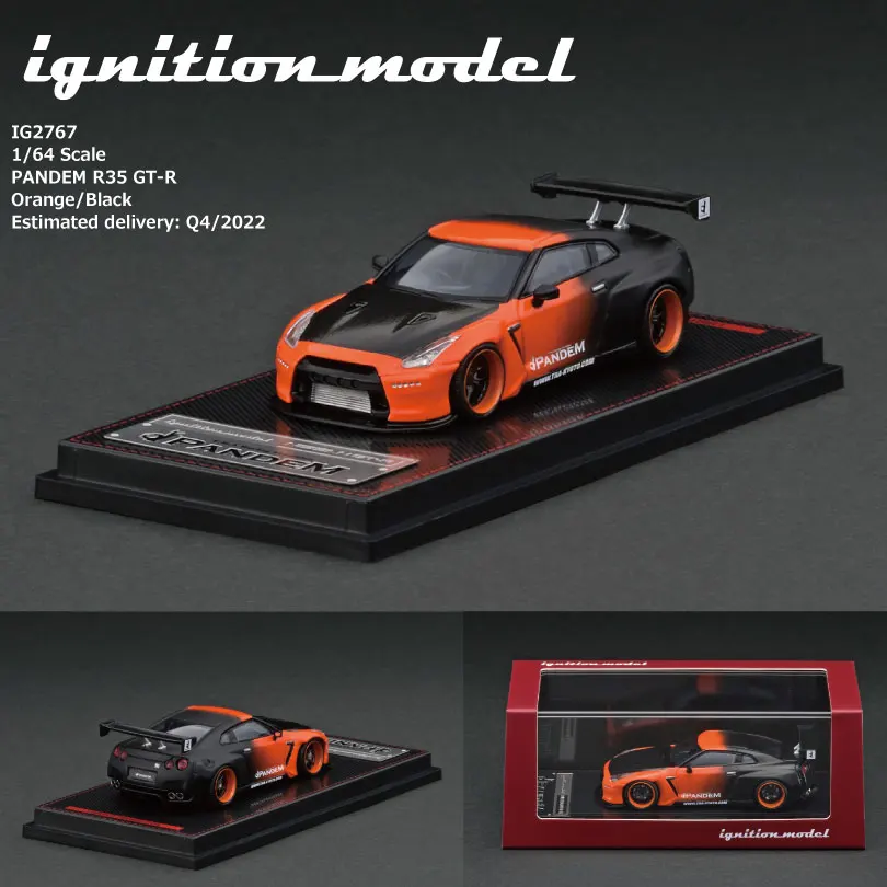 IG 1:64 PANDEM R35 GTR Model Car