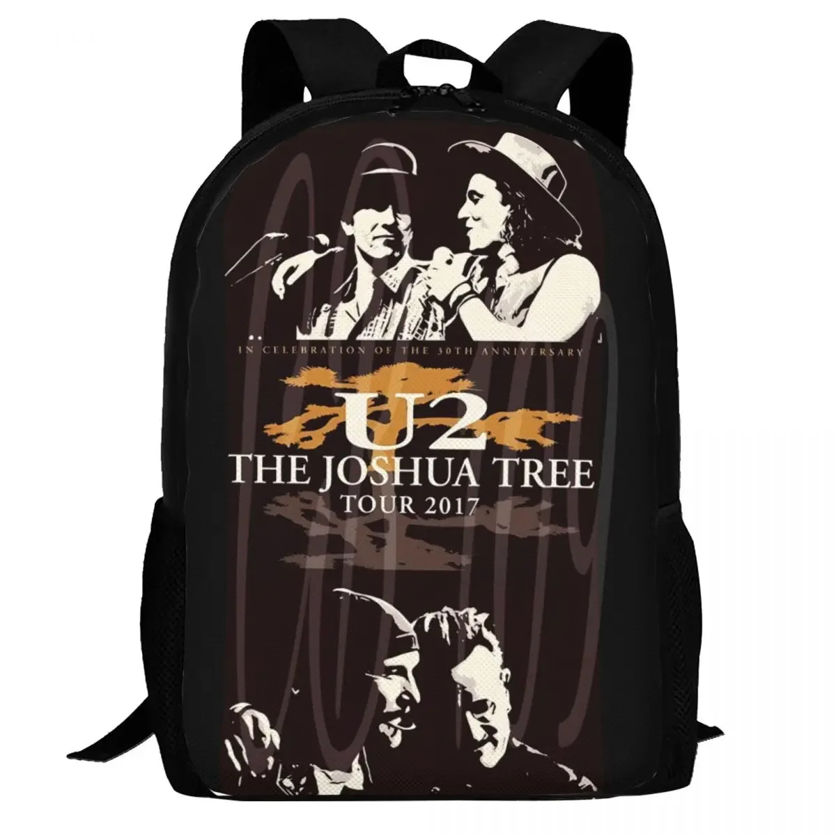 Rock U2 Band Travel Laptop Backpack, Business College School Computer Bag Gift for Men & Women