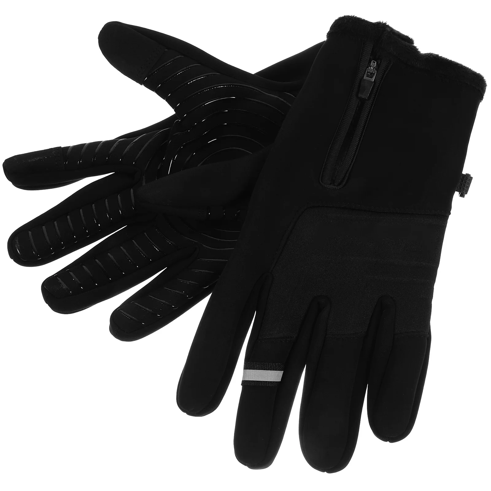 1Pair Winter Cycling Gloves for Men Screen Bike Gloves Outdoor Running Fishing Winter Sports Protection