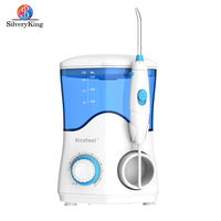 600ML Tabletop Water Flosser 10-Speeds Oral Irrigator 5 Function Nozzle Water Jet With Water Thread For Teeth Cleaning Care Tool