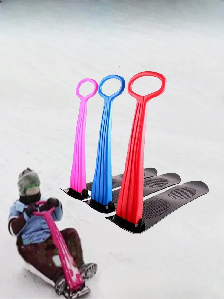 Outdoor products for children's skis, thickened and foldable for adults