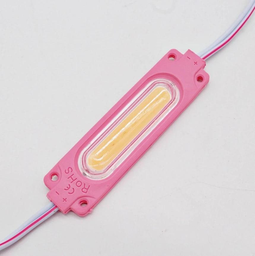 COB LED Module String Light with Lens DC12V 6LED Waterproof for Outdoor Advertising Sign Shop Banner LED Module Strip Lamp