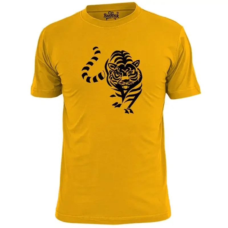 Mens Tribal Tiger T Shirt Maori Tattoo Art Big Cats