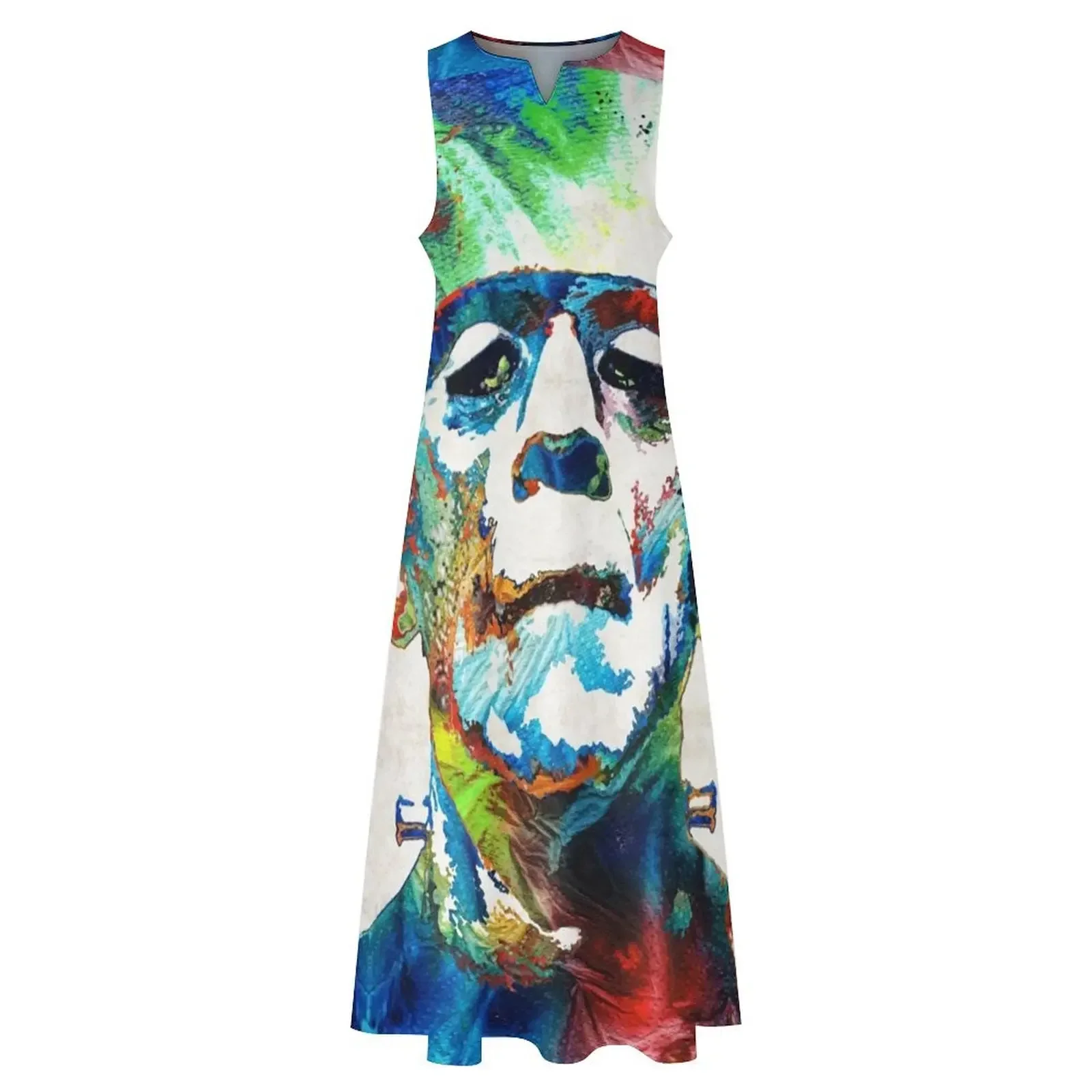 Frankenstein Art - Colorful Monster - By Sharon Cummings Long Dress dresses for prom Dress