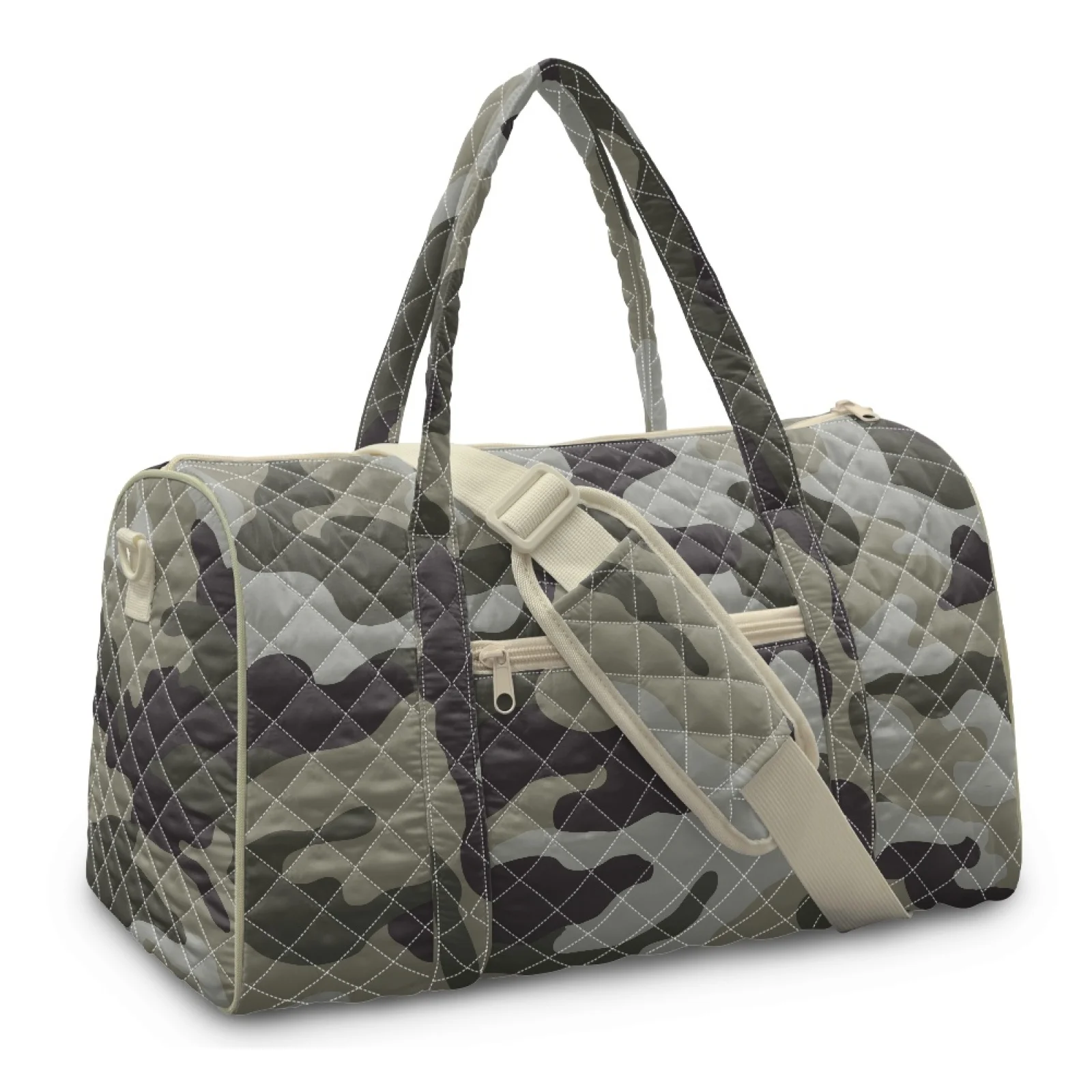 Coloranimal Camouflage New Trend Washable Gym Bag for Women Polyester Quilted Duffle Bags
